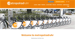 Desktop Screenshot of metropolradruhr.de